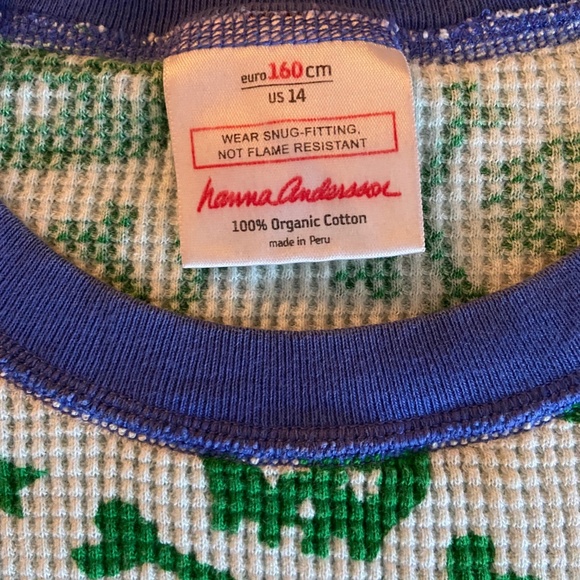Hanna Andersson Girl's Pajama Shirt; Size 14 - Picture 2 of 2
